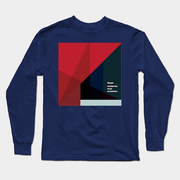 Modernist Vinyl Revolution Long Sleeve T-Shirt by modernistdesign